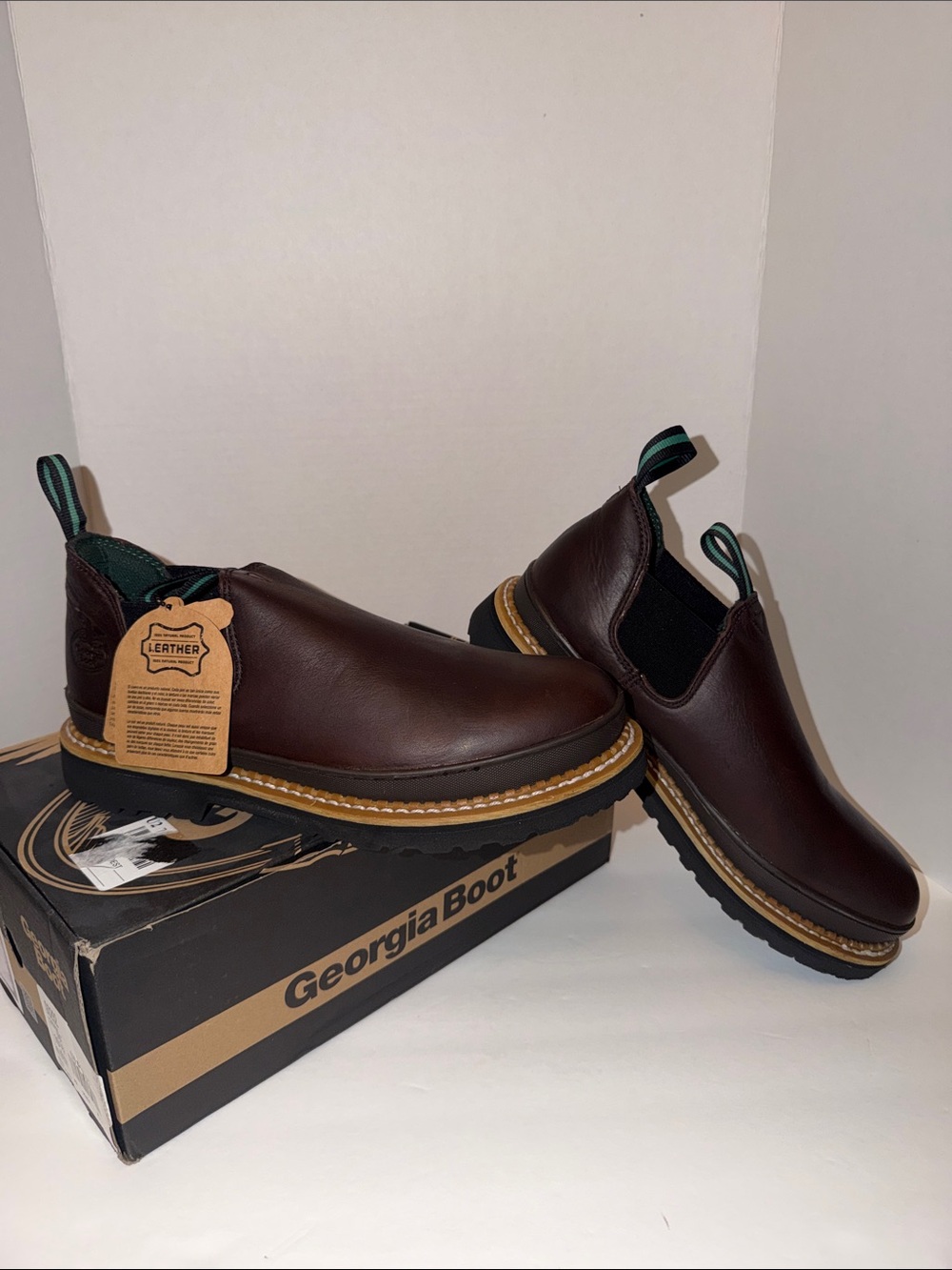 GEORGIA GIANT ROMEO
STEEL TOE WORK SHOE-Sz 10.5